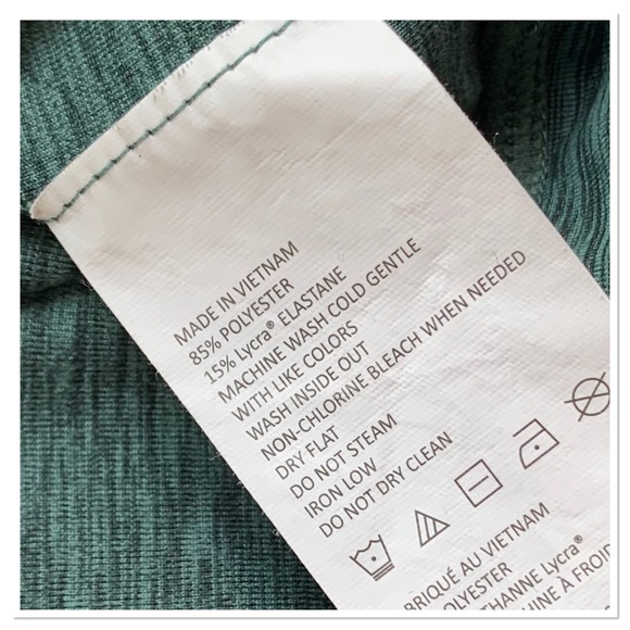 Prana Zandra Funnel Neck Yoga Top Heathered Green Size Large - Picture 9 of 9